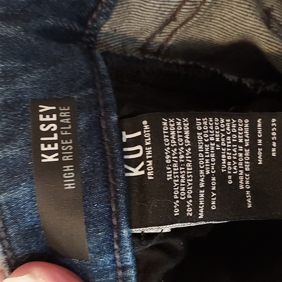 KUT from the Kloth Kelsey High Waist Flare Jeans - Picture 8 of 13